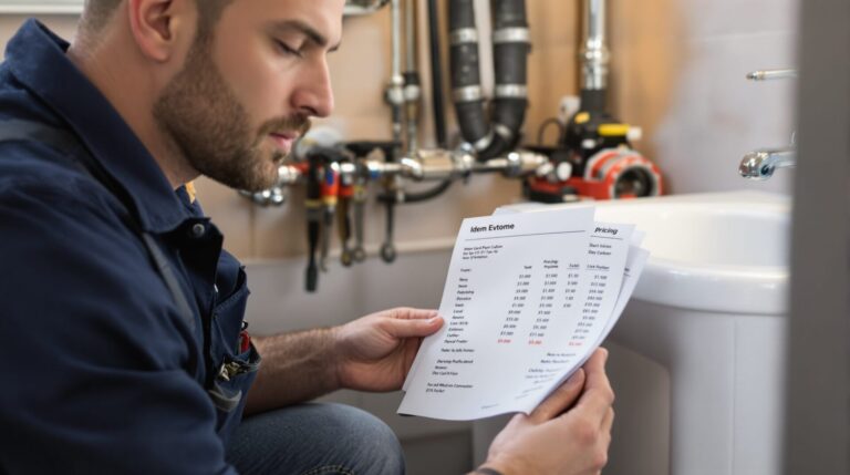 tarif des plombiers