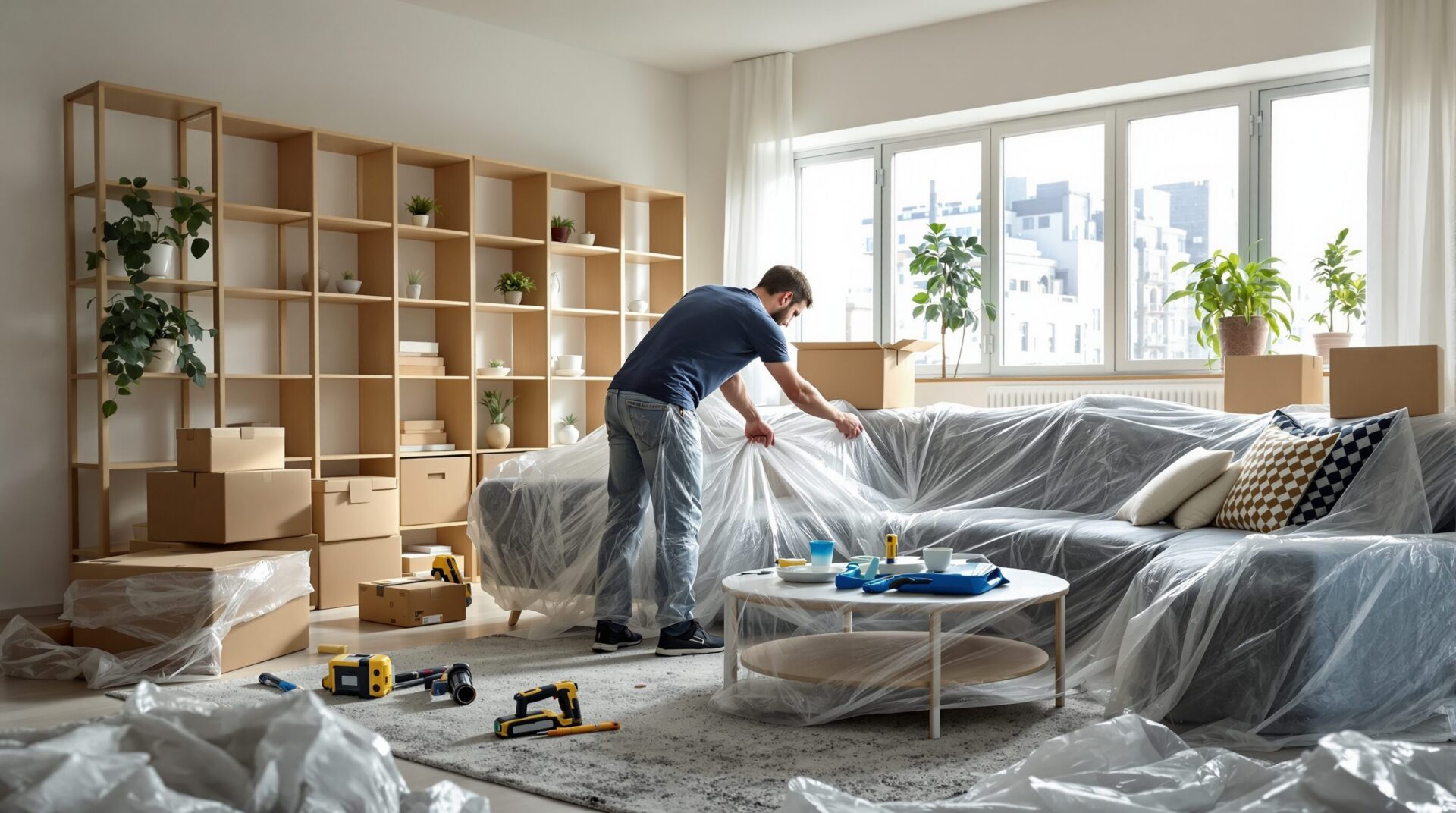 Rénover un appartement ? Comment protéger vos affaires pendant les travaux
