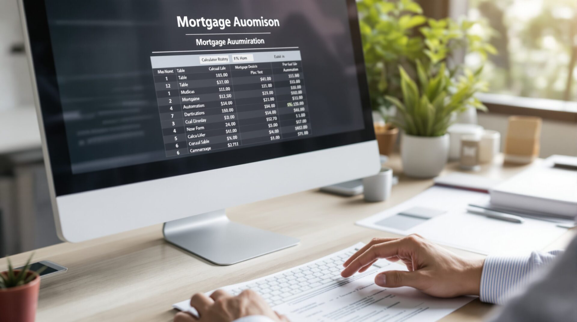 calculer tableau amortissement