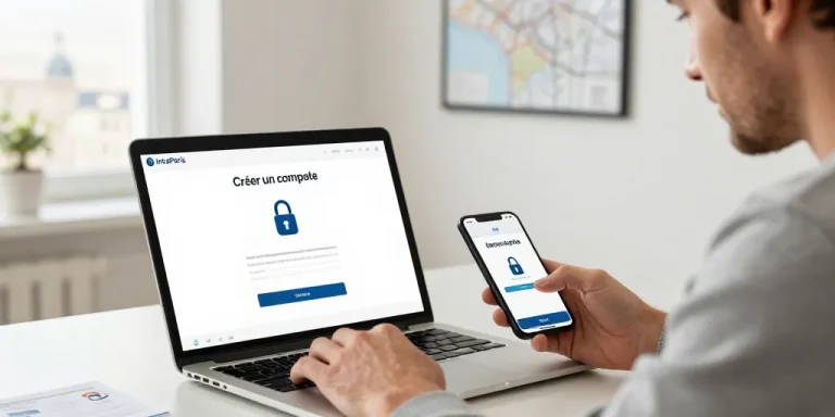 intraparis créer un compte