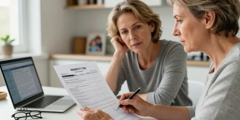 qui apparaît sur la taxe foncière
